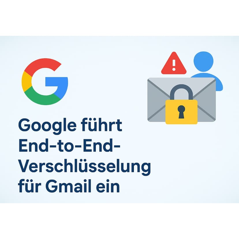Sinnbild E2E Gmail Verschlüsselung