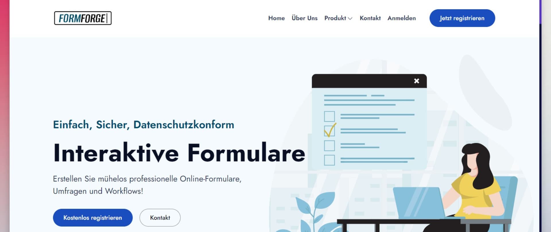 Formforge Homepage