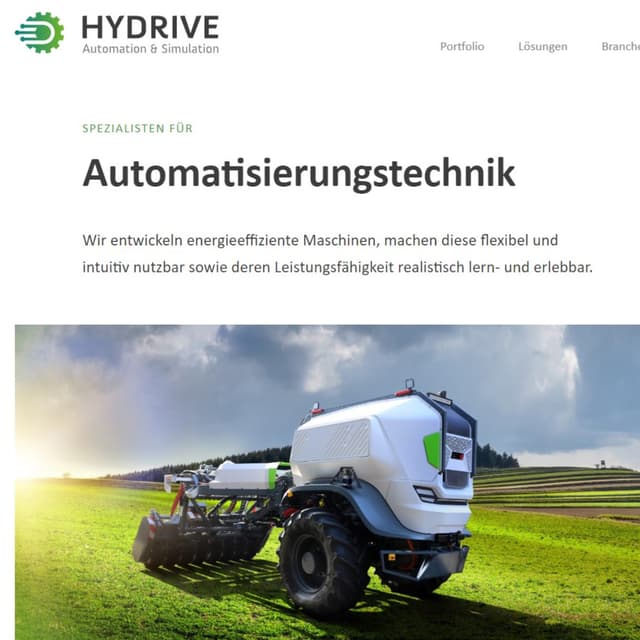 HYDRIVE Automatisierungstechnik Homepage