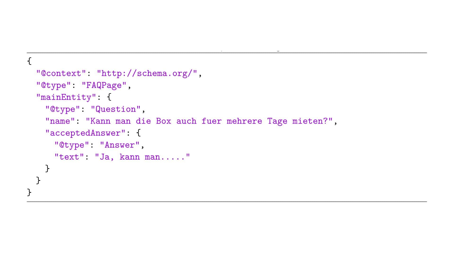 JsonLD excample